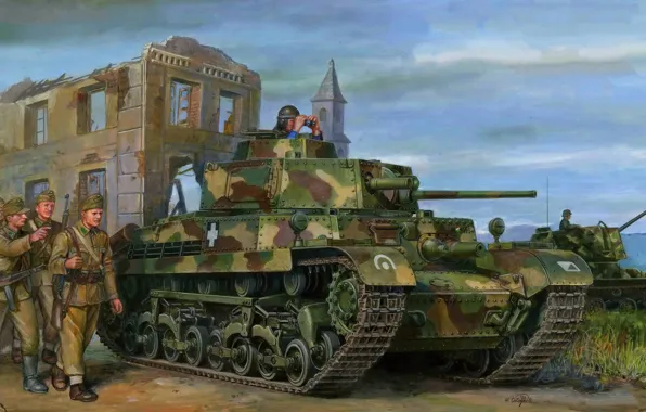Tank, Hungary, Tanker, Soldiers, Turan I, 40М Turan