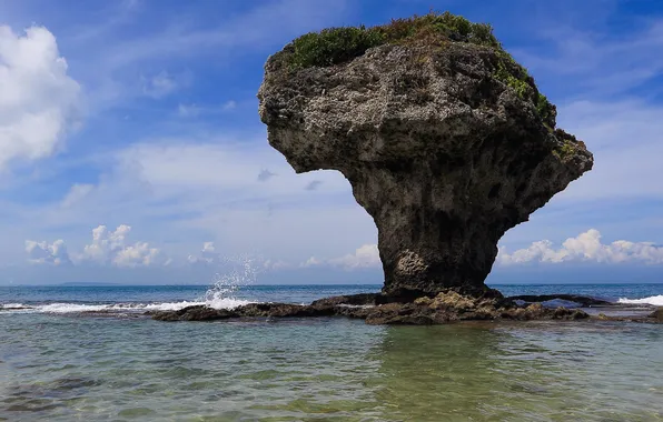 Picture the sky, rock, the ocean, Taiwan