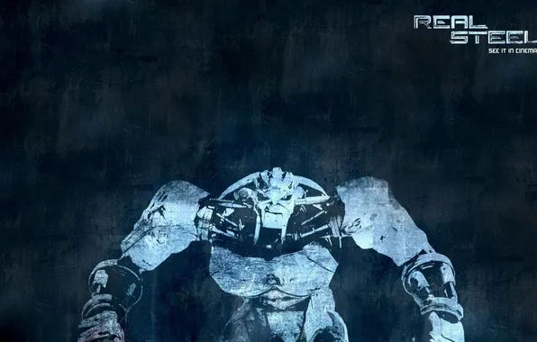 Picture background, the film, robot, real steel, real steel