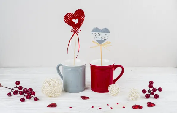 Love, hearts, Wood, decor, Heart