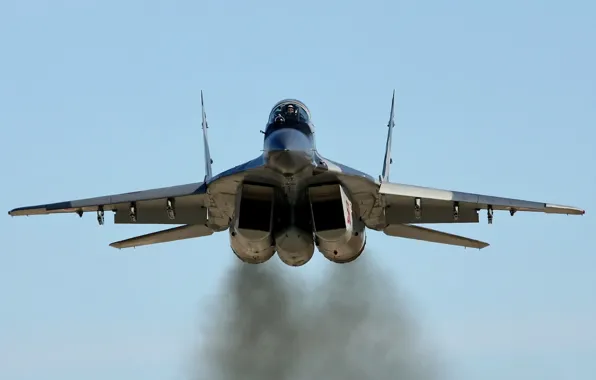 Flight, fighter, the MiG-29