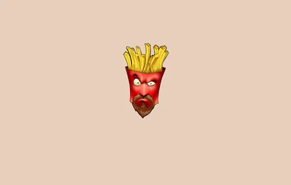 Picture minimalism, Aqua Teen Hunger Force, Fry, Frylock, fries, Frylock