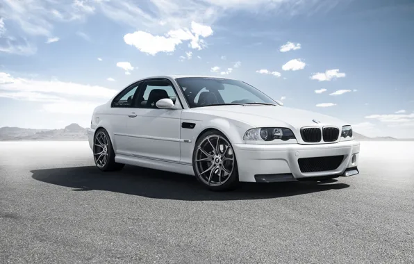 Picture car, BMW, white, E46