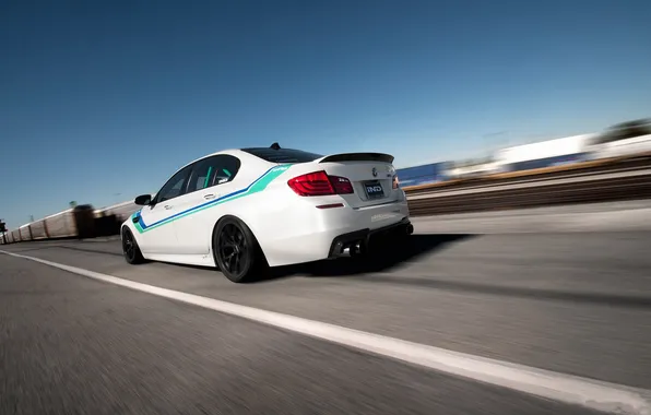 Picture road, white, markup, bmw, BMW, speed, blur, white