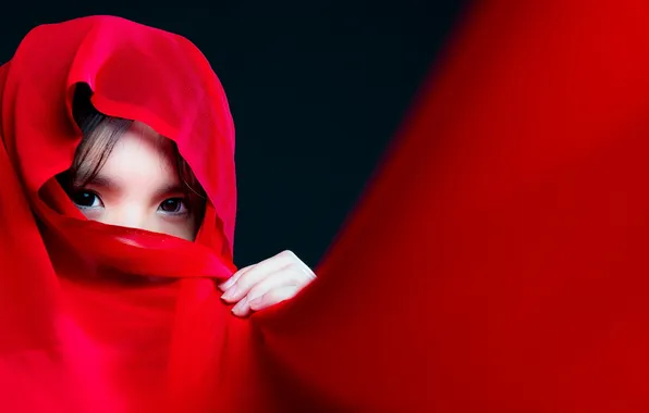 Look, girl, portrait