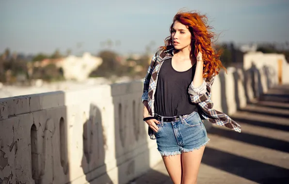 Redhead, Los Angeles, California, Samantha