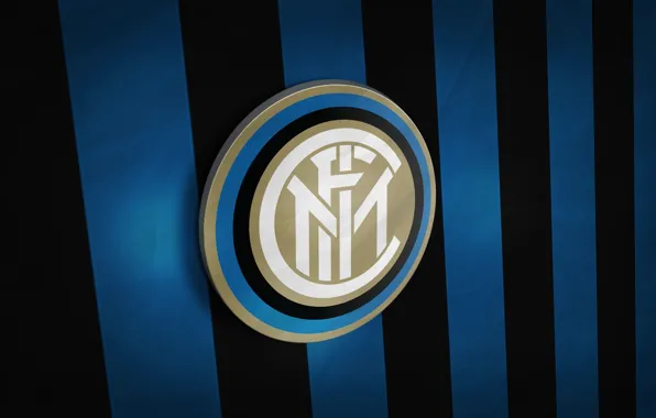 Picture football, 3D logo, Serie A, Inter Milan, wallpaper, Italy, Sport