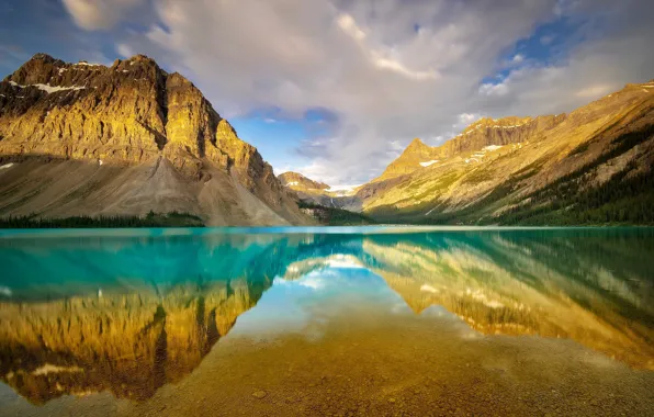 Picture Banff National Park, Alberta, Canada, Bow Lake