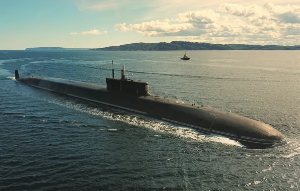 Underwater, cruiser, atomic, Prince Vladimir