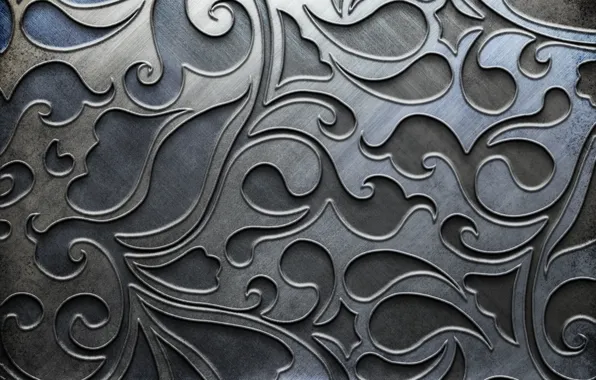 Metal, pattern, silver, metal, texture, background, pattern, steel