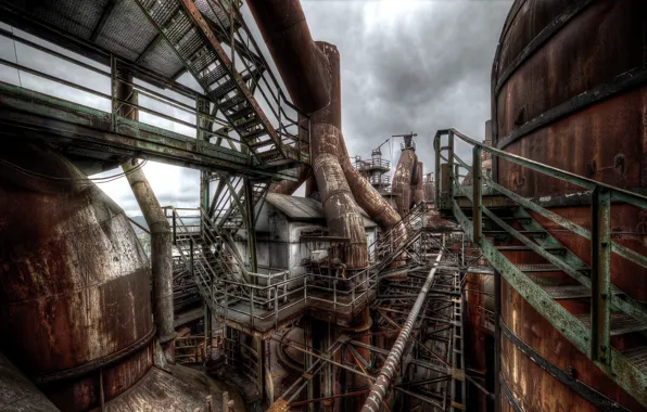 Background, plant, factory