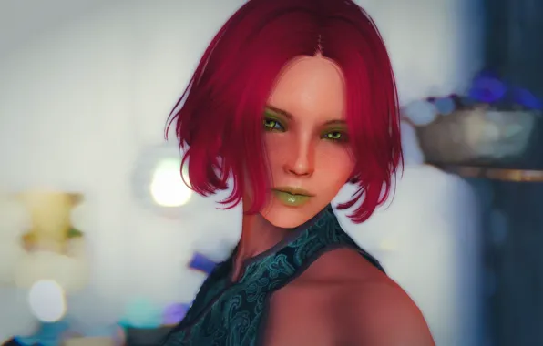 Girl, face, hair
