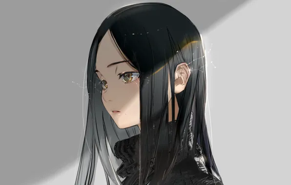 Girl, portrait, constellation