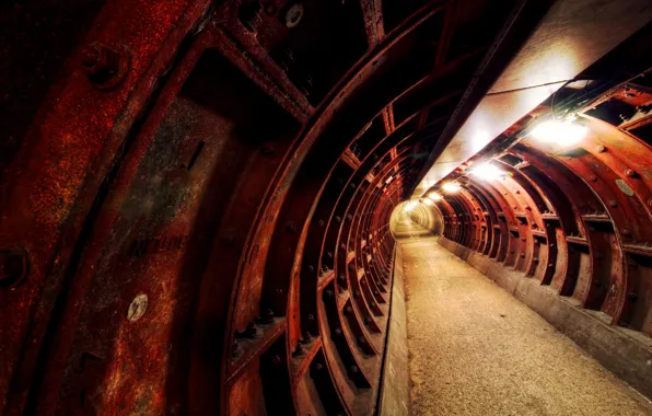 Picture England, London, The Greenwich pedestrian tunnel