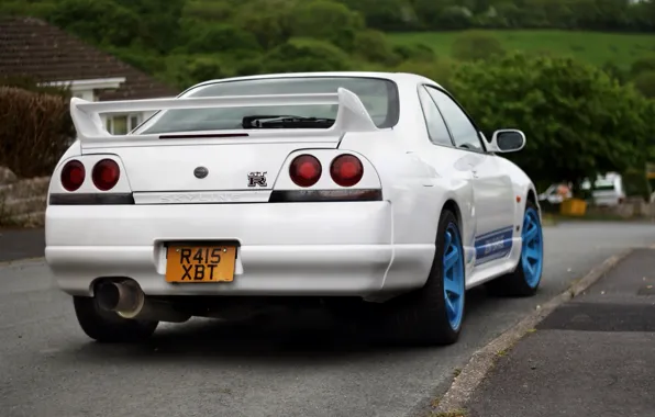 White, Nissan, Nissan, Car, Car, Blue, White, Skyline