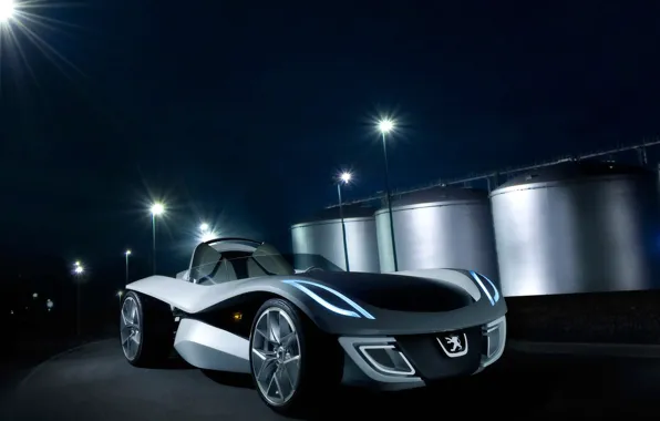 Concept, Peugeot, Roadster, flux