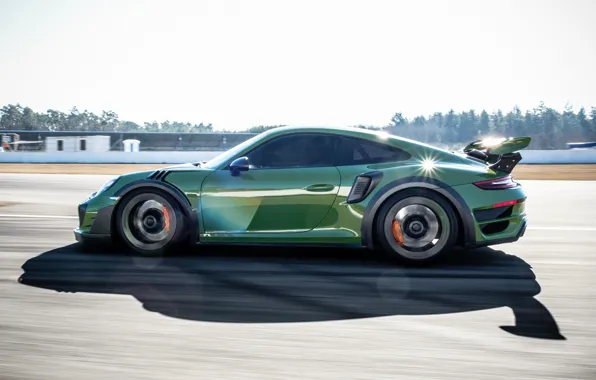 Speed, 911, Porsche, side view, Turbo S, TechArt, 2019, GT Street RS
