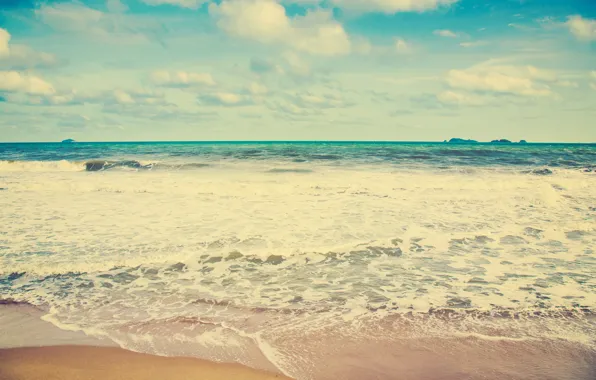 Picture sand, sea, wave, beach, summer, the sky, summer, beach