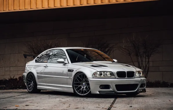 BMW, Front, Grey, BMW M3, M3 E46