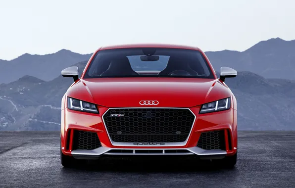 Picture Audi, German, Red, 2018, RS, TT