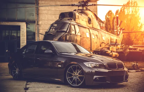 Picture BMW, Tuning, Helicopter, BMW, Drives, E90, Deep Concave