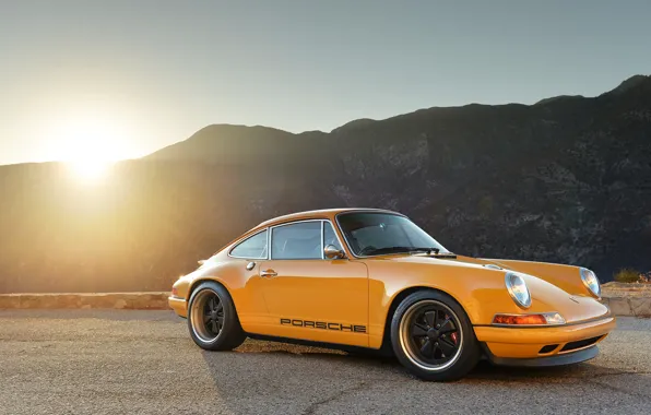 Wallpaper porsche, vintage, cars, Porsche 911, retro, orange for mobile ...