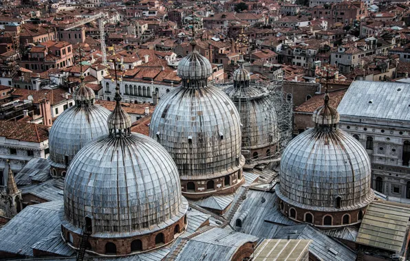 The city, architecture, Italy, Venice, St Mark's Bascilica