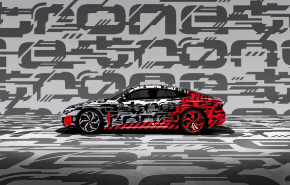 Picture Audi, coupe, profile, 2018, e-tron GT Concept, the four-door