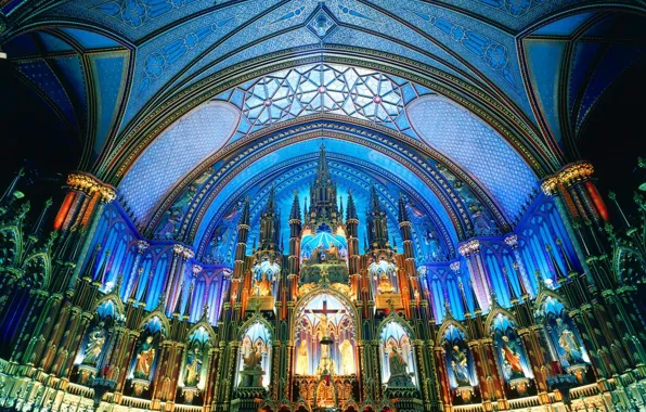 Canada, Basilique Notre Dame, Montreal