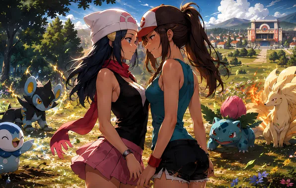 Picture AI art, Pokémon, Dawn