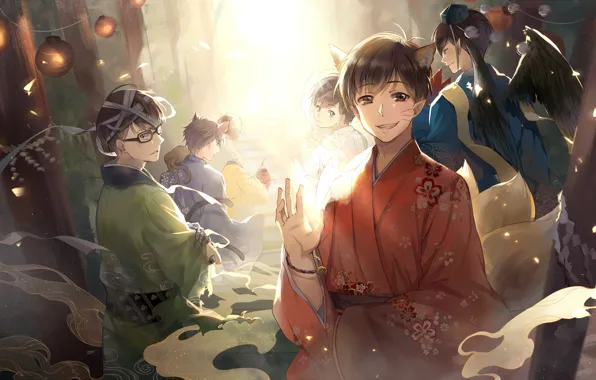 Picture anime, art, guy, brothers, Osomatsu-San
