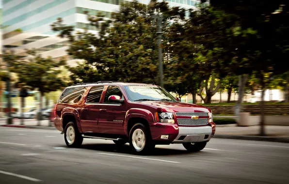Chevrolet, Chevy, 2013, Suburban, Exterior, Half Ton