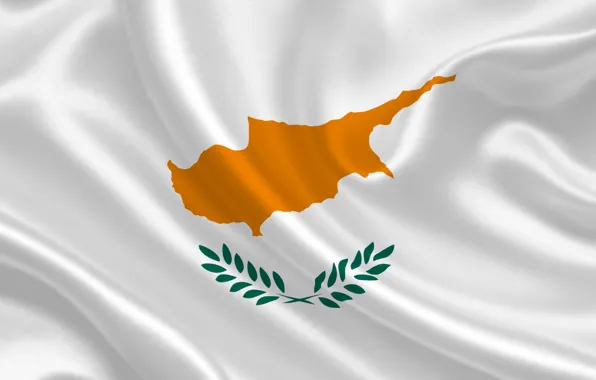 Picture White, Island, Leaves, Flag, Texture, Flag, Cyprus, Cyprus