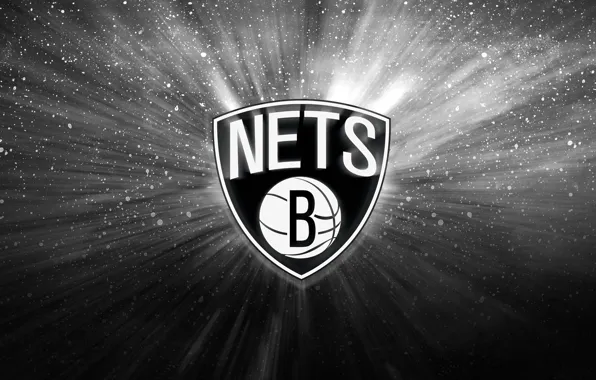Basketball, Background, NBA, Mesh, New Jersey Nets, Black And White