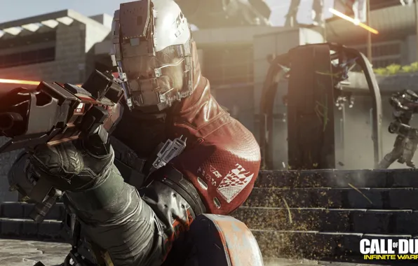 Gun, game, weapon, Call Of Duty, suit, pearls, Call Of Duty Infinite Warfare