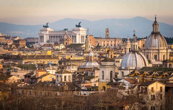 Picture the city, building, home, Rome, Italy, panorama, architecture, Italy
