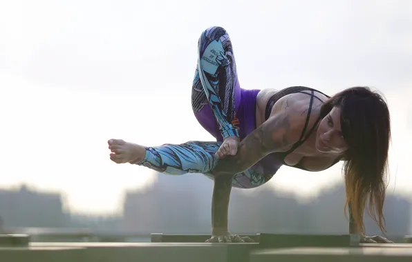 Picture girl, pose, background, legs, gymnast, Jessica