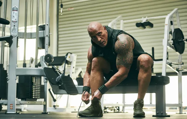 Look, pose, tattoo, tattoo, actor, muscle, muscle, wrestler