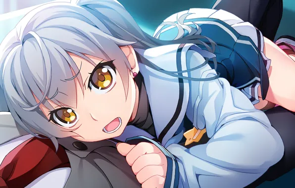 Look, blonde, girl, Grisaia: Phantom Trigger