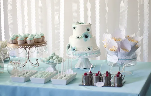 Holiday, cake, dessert, wedding, sweet, cupcakes