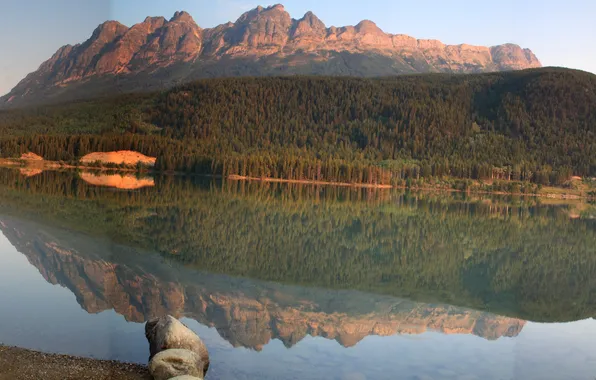 Picture landscape, mountains, nature, lake, Park, photo, Canada, Yellowhead Mt Robson Provincial