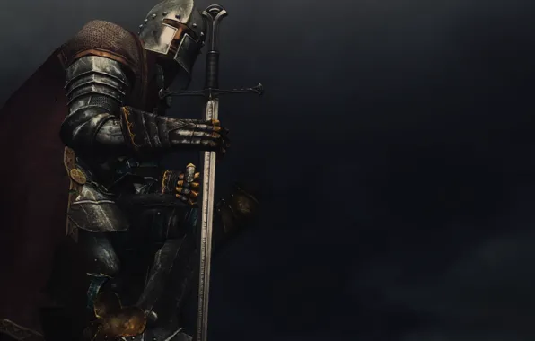 Picture background, sword, armor, warrior