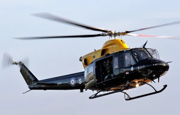 Picture the sky, helicopter, American, multipurpose, "Griffin", aerobatic training, Bell 412/CH-146 Griffon