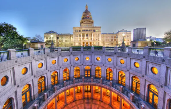 USA, Austin, The Texas state Capitol