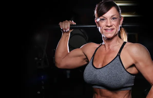 Smile, muscles, female