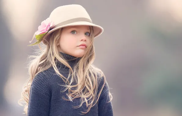 Girl, hat, Meg Bitton