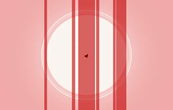 Minimalism, abstract, pink, circle, fall