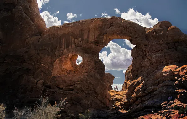 Nature, rocks, people, canyon