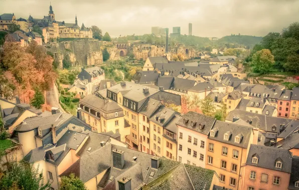 The city, home, Luxembourg