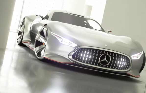 Concept, Auto, Japan, Machine, Mercedes, Benz, Lights, Vision